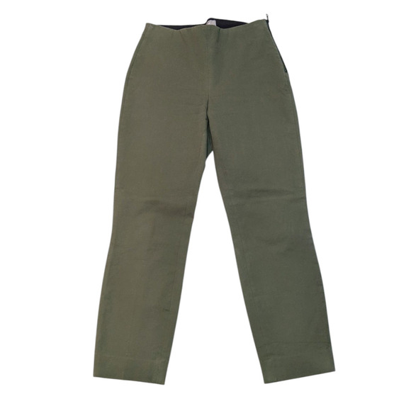Everlane Pants - Everlane The Size-Zip Stretch Cotton Ankle Pants Army Green Minimalsit Size 4